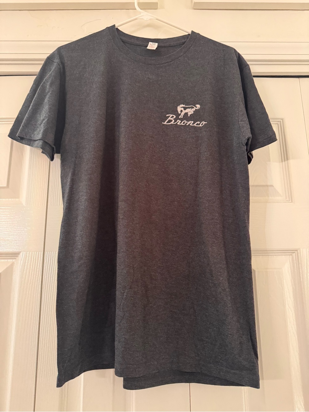 Logo Men's Dark Gray Crew Neck T-Shirt